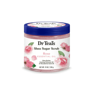Dr Teal's Shea Sugar Body Scrub Rose Essential Oil