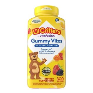 Lil Critters Gummy Vites Complete Multivitamin 300 Gummies For Kids Aged 2 Years and Above. (New Look) Exp 11-2026