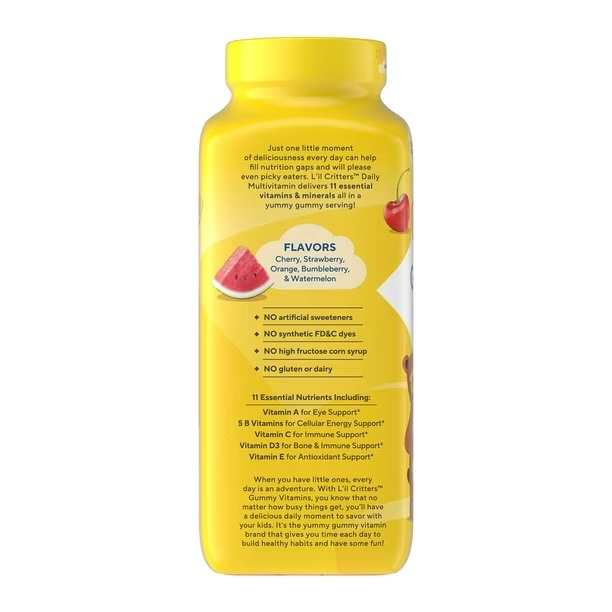 Lil Critters Gummy Vites Complete Multivitamin 300 Gummies For Kids Aged 2 Years and Above. (New Look) Exp 11-2026 - Image 2