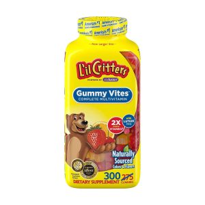Lil Critters Gummy Vites Complete Multivitamin 300 Gummies For Kids Aged 2 Years and Above. (New Look) Exp 04-2027