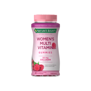 Nature's Bounty Optimal Solutions Women's Multivitamin Gummies, Dietary Supplement, Raspberry Flavor, 80 Count
