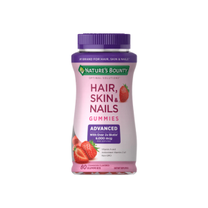 Nature's Bounty Advanced Hair Skin & Nails Gummies 80 count Exp 10-2026