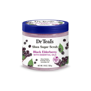 Dr Teal's Shea Sugar Body Scrub - Black Elderberry