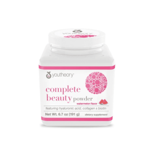 Youtheory Complete Beauty Powder, Watermelon Flavor, 21 Servings. EXP 06/2025
