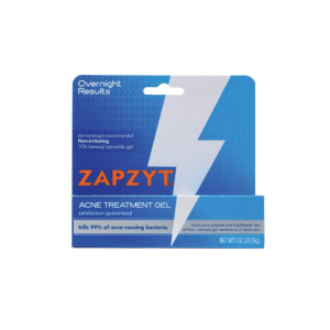 ZAPZYT Maximum Strength 10% Benzoyl Peroxide Acne Treatment Gel 1 oz