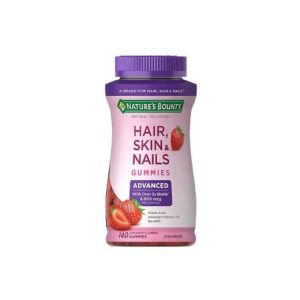 Nature's Bounty Advanced Hair, Skin and Nails Vitamin Gummies with Biotin, 140ct 10-2026