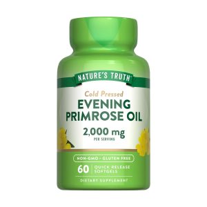 Nature’s Truth Evening Primrose Oil Capsules 2000mg Exp 03-2028