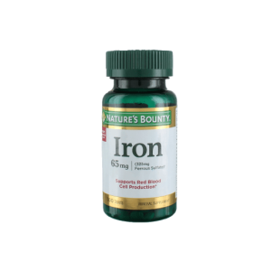 Nature's Bounty Mineral Supplement Iron Tablets, 65 mg, 100 Ct Exp 06-2028