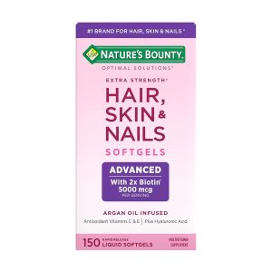 Nature's Bounty Optimal Solutions Advanced Hair & Softgels Exp