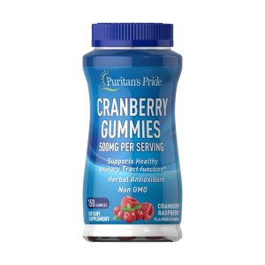 Puritan's Pride, Cranberry Gummies 150 Gummies Exp 09-2026