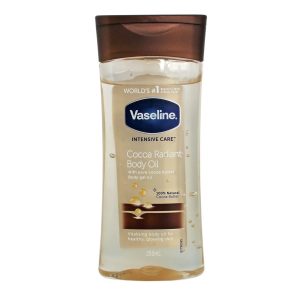 Vaseline Intensive Care Radiant Body Oil Gel with Cocoa Butter for Dry Skin, 200ml