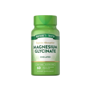Nature's Truth Magnesium Glycinate 60 Quick Release Capsules Exp 02-2027