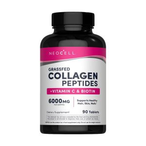 NeoCell Super Collagen Tablets with Vitamin C and Biotin, 90 Count Exp 04-2026