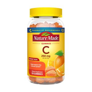 Nature Made Vitamin C 250 mg Per Serving Gummies, Dietary Supplement, 120 Count Exp 05-2026