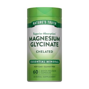 Nature's Truth Magnesium Glycinate 60 Quick Release Capsules Exp 02-2027