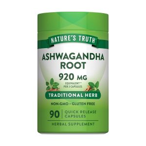 Nature's Truth Ashwagandha Capsules | 920 mg | 90 Count | For Men and Women | by Nature's Truth Exp 09-2027