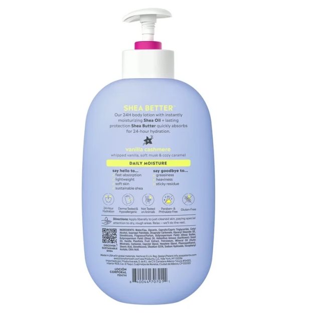 EOS Shea Better Body Lotion - Vanilla Cashmere, for Dryness, 16 fl oz - Image 2