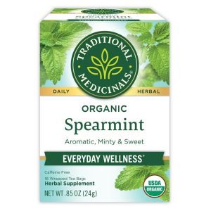 Traditional Medicinals Tea, Spearmint, Tea Bags, 16 Count Exp 04-2028