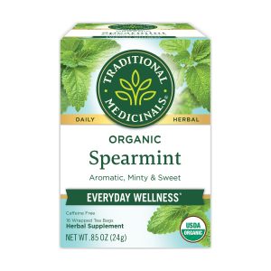 Traditional Medicinals Tea, Spearmint, Tea Bags, 16 Count Exp 04-2028