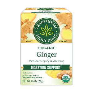 Traditional Medicinals Ginger, Organic Tea Bags, 16 Count Exp 01-2028