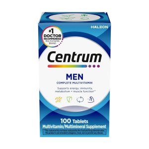 Centrum Men Multivitamin With Vitamins B, C, D3 & E, 100 Count Exp 12-2026