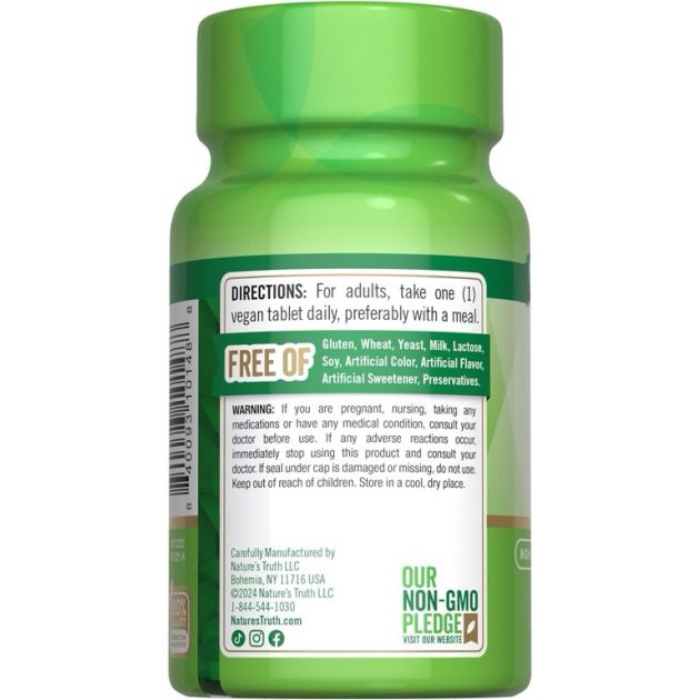 Nature's Truth Folic Acid 800 mcg | 250 Tablets - Image 2