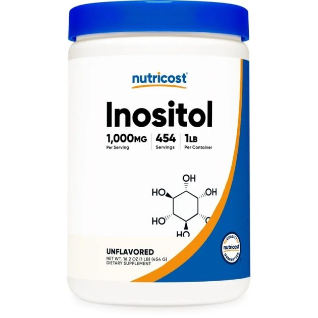 Nutricost Inositol Powder 1LB (454 Grams) - Gluten Free, Non-GMO Supplement Exp 09-2027