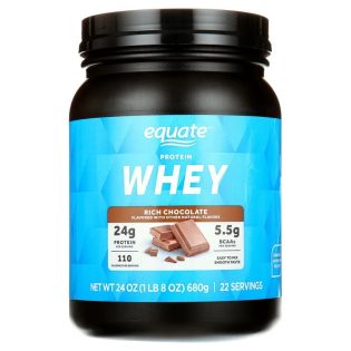 Equate Whey Protein Powder, Rich Chocolate, 24 oz
