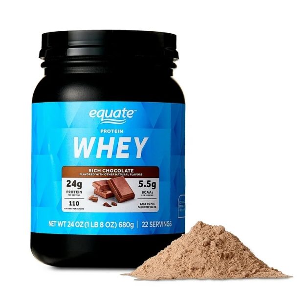 Equate Whey Protein Powder, Rich Chocolate, 24 oz Exp 05-2027 - Image 3