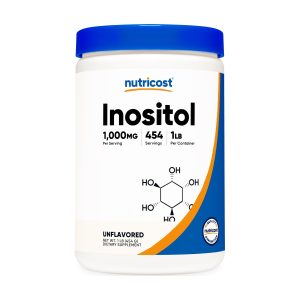 Nutricost Inositol Powder 1LB (454 Grams) - Gluten Free, Non-GMO Supplement Exp 09-2027