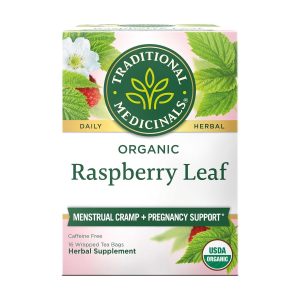 Traditional Medicinals Tea, Organic Raspberry Leaf, Tea Bags, 16 Count Exp 06-2028
