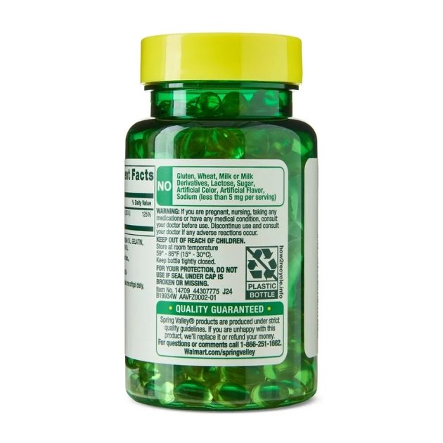 Spring Valley Vitamin D3 Softgels,10 mcg (400 IU), 200 Count, Supplement for Bone and Immune Health (packaging may vary) - Image 2