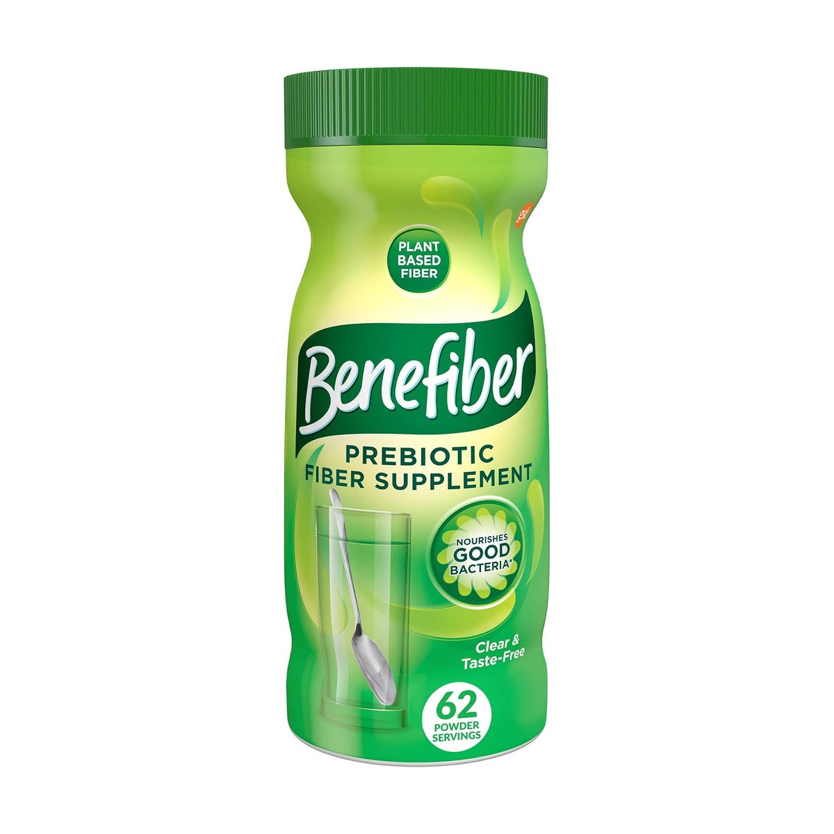 Benefiber Daily Prebiotic Fiber Powder for Digestive Health, Unflavored - 62 Servings (8.7 Ounces) Exp 08-2027