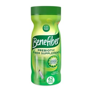 Benefiber Daily Prebiotic Fiber Powder for Digestive Health, Unflavored - 62 Servings (8.7 Ounces) Exp 08-2027