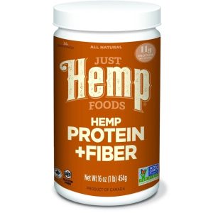 Just Hemp Foods Hemp Protein & Fiber Powder, 11g of Protein & 11g of Fiber per Serving, 16 oz 03-2027