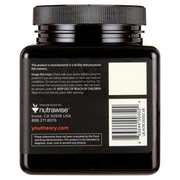 Youtheory Men Collagen Dietary Supplement Hair & Skin Support, 160 Count - Image 2