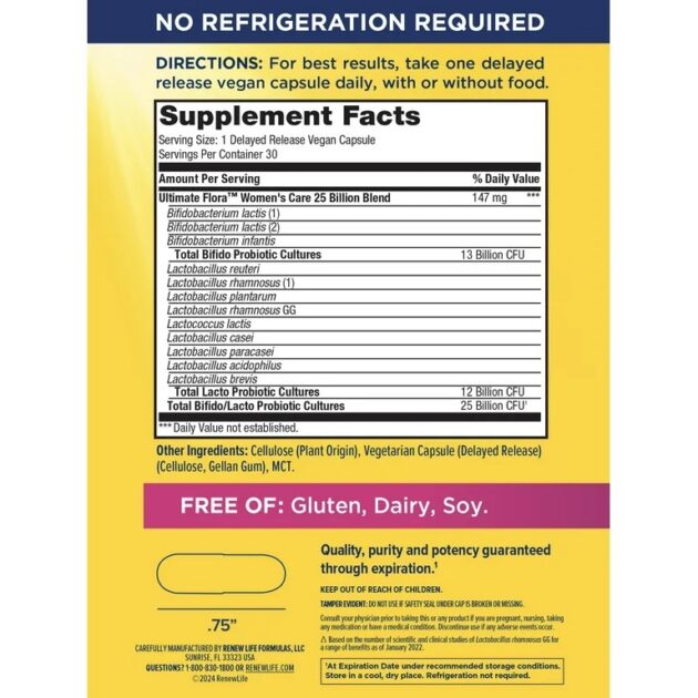 Renew Life Women's Probiotic Capsules, 30 Count - Image 4