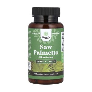 Natures Craft Extra Strength 500mg Saw Palmetto Complex for Prostate and Urinary Support, 30 Ct Exp 05-2027