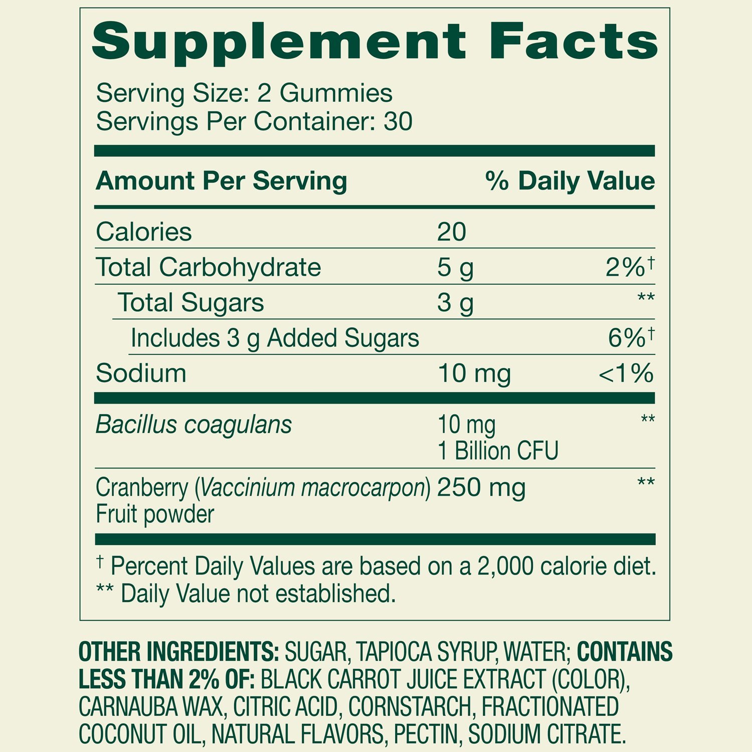 Spring Valley Women's Probiotic with Cranberry Vegetarian Gummies for Digestive Health, Raspberry Lemon, 1 Billion CFU, 60 Count Exp 11-2026