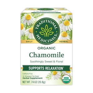 Traditional Medicinals Chamomile, Herbal Tea Bags, 16 Count Exp 05-2028
