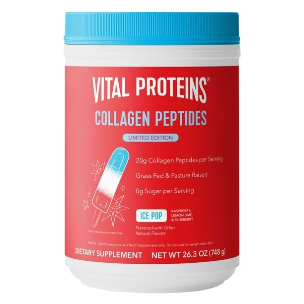 Vital Proteins Collagen Peptides Powder, Limited Edition Ice Pop, 26.3 oz. Exp 05-2027